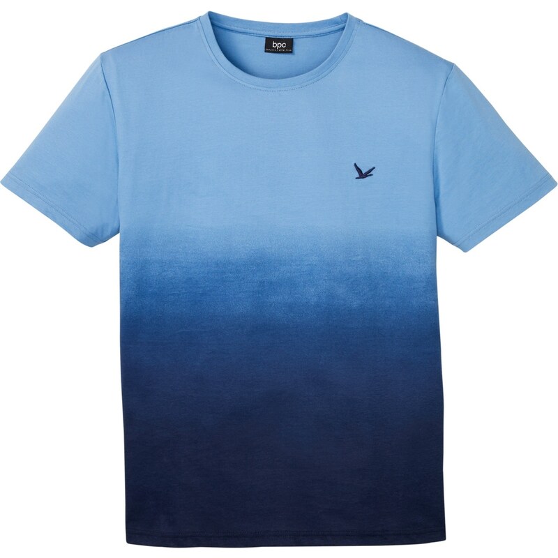 bonprix Tričko z čistej bavlny, farba modrá 45137712