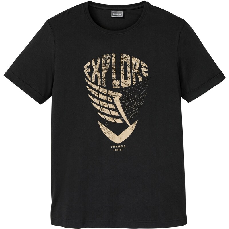 bonprix Tričko z bio bavlny, farba čierna 44815190