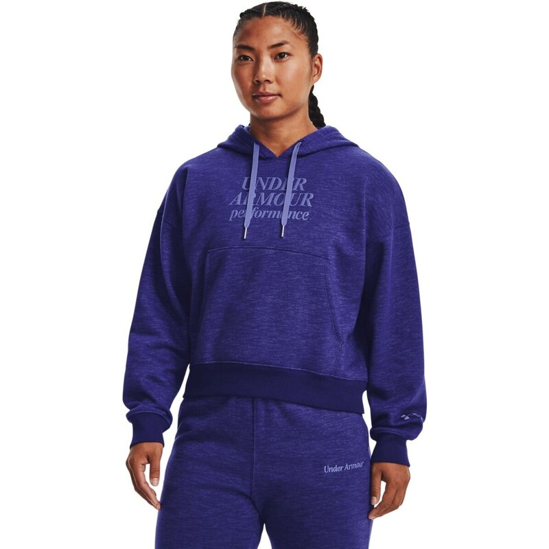 Womens cotton sweatshirt Under Armour Essential Script Hoodie 64783304