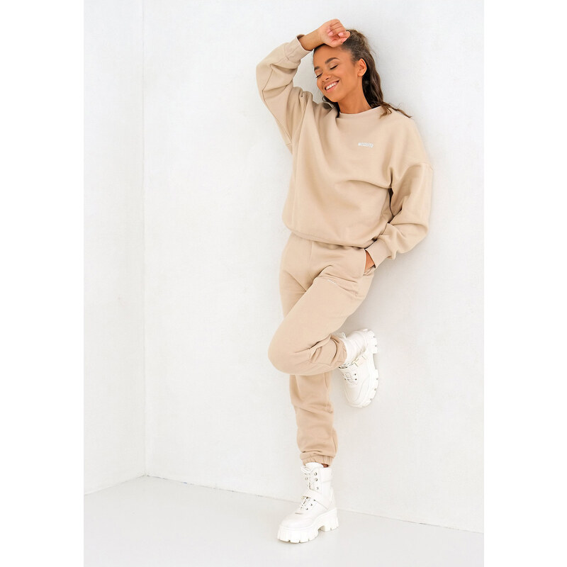 Mosquito Dámske tepláky Pure Sand Beige béžové, Farba béžová 41203289