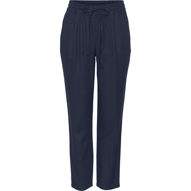 VERO MODA Plisované nohavice JESMILO tmavomodrá 68298395