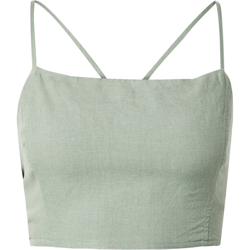 A LOT LESS Top Lucia pastelovo zelená 54246623