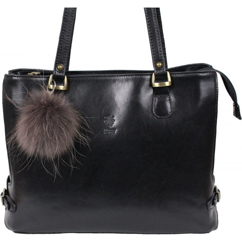 Sikora Kožušinový prívesok ku kabelke alebo kľúčom líška siva 67622538