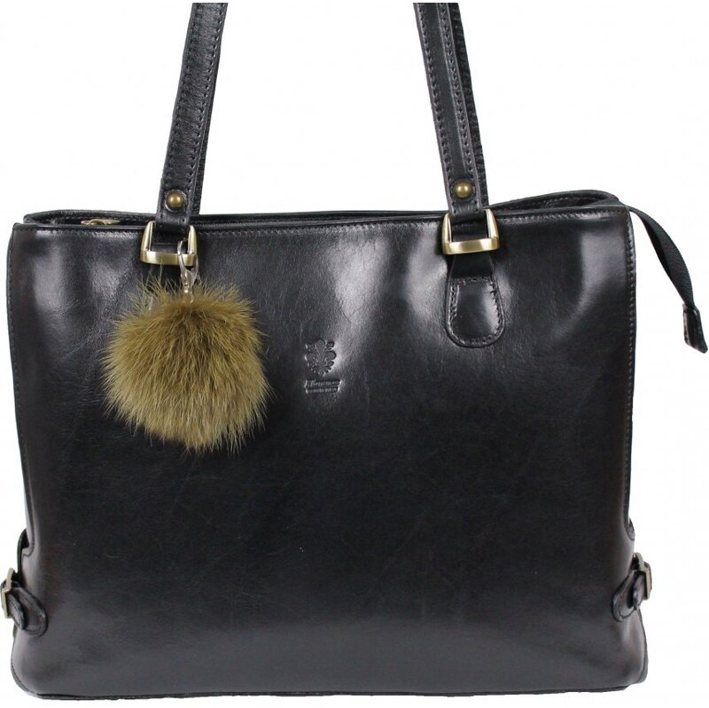 Sikora Kožušinový prívesok ku kabelke alebo kľúčom líška khaki 41205304