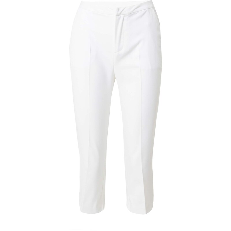 Bella x ABOUT YOU Nohavice s pukmi Carmen biela 41263779