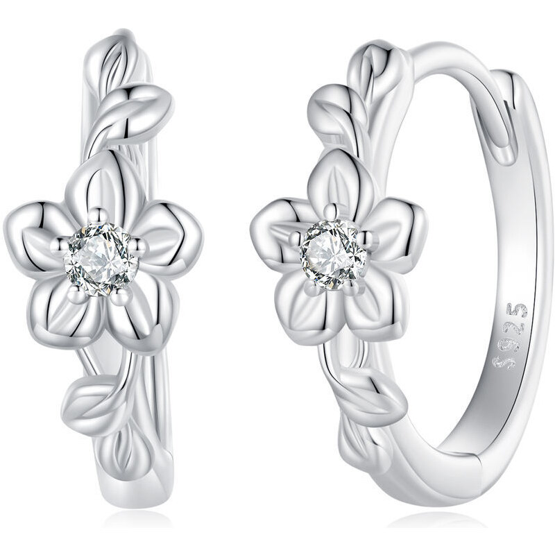 Olivie Strieborné krúžky KVETINKA 7421 41220793