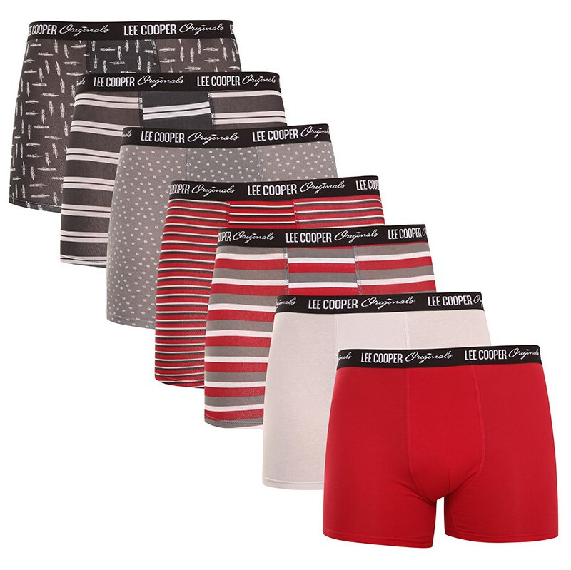 Poškodený obal - 7PACK pánske boxerky Lee Cooper viacfarebné 67604499