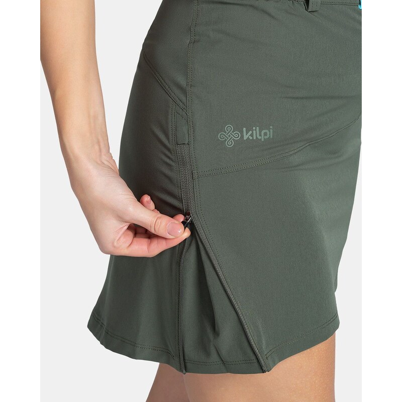 Dámska outdoorová sukňa Kilpi ANA-W tmavo zelená