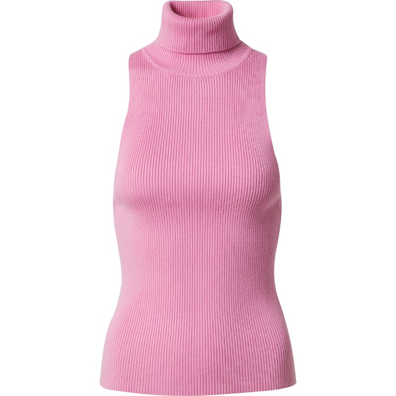 Bella x ABOUT YOU Vyšívaný top Rachel ružová / tmavoružová 41263729