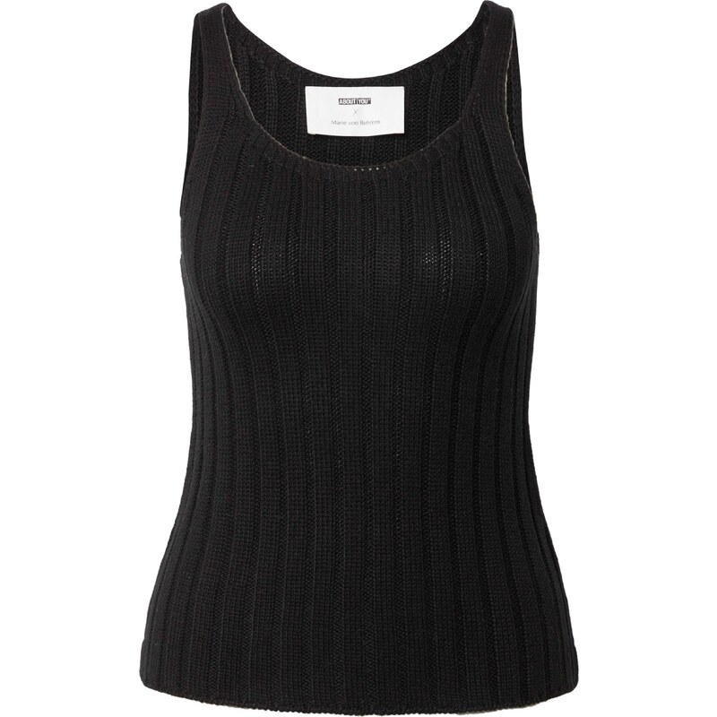 ABOUT YOU x Marie von Behrens Vyšívaný top Ronja čierna 57220770