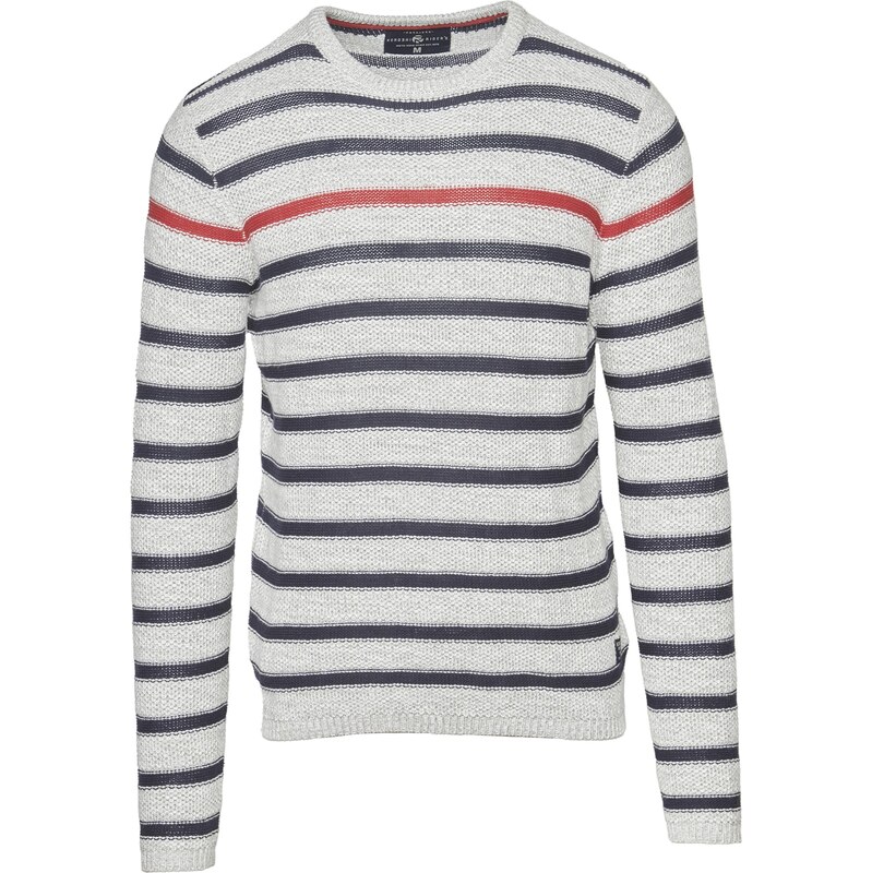 KOROSHI Sveter tmavomodrá / červená / šedobiela 66807568