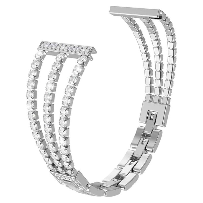 Madvell Elegantný kovový remienok Zira strieborná 20mm 46928188