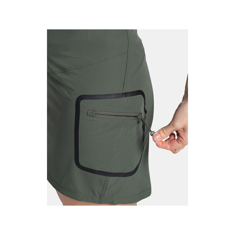 Women's outdoor skirt KILPI ANA-W Dark green