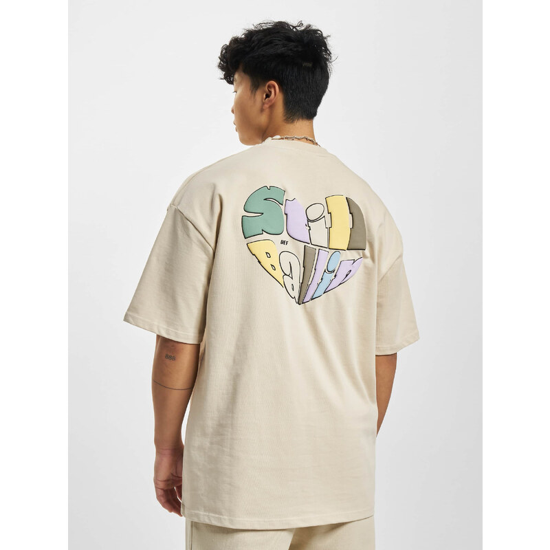 DEF T-Shirt Heart Sand 66578020