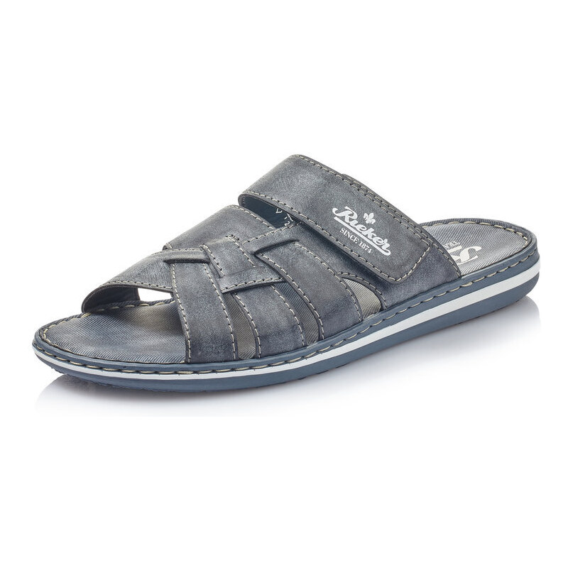 Pánske šľapky Rieker 21073-14 modré 41300615