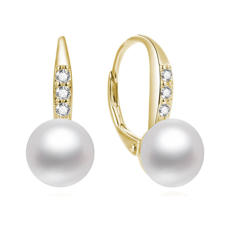 Olivie Strieborné náušnice PERLA GOLD 7424 41336098