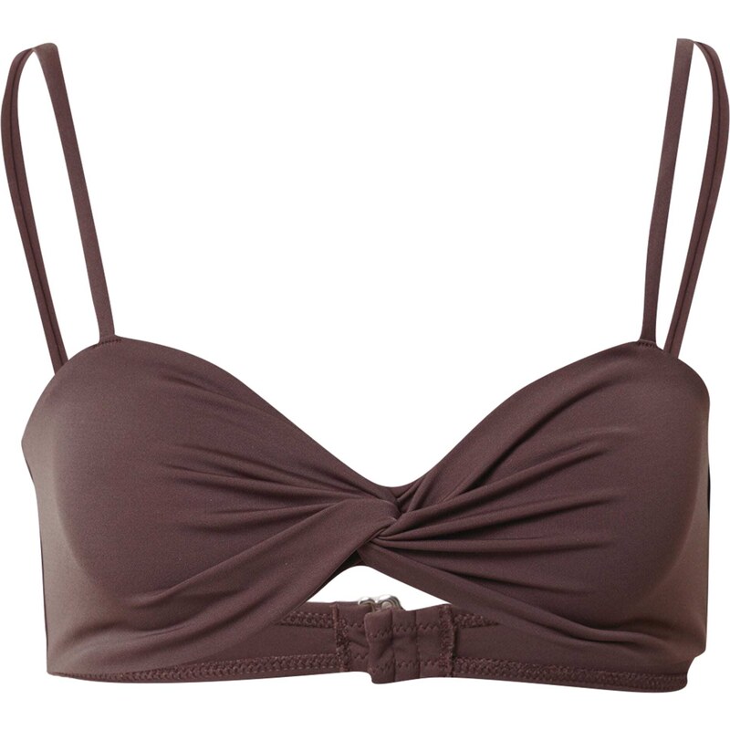 A LOT LESS Bikinový top Felice hnedá 41355566