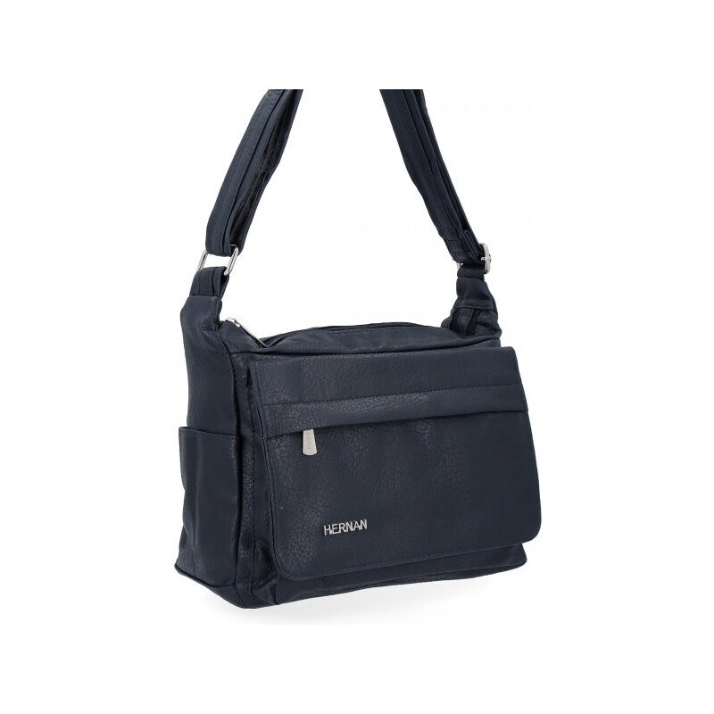 Dámská kabelka listonoška Hernan tmavo modrá 0677 58367382