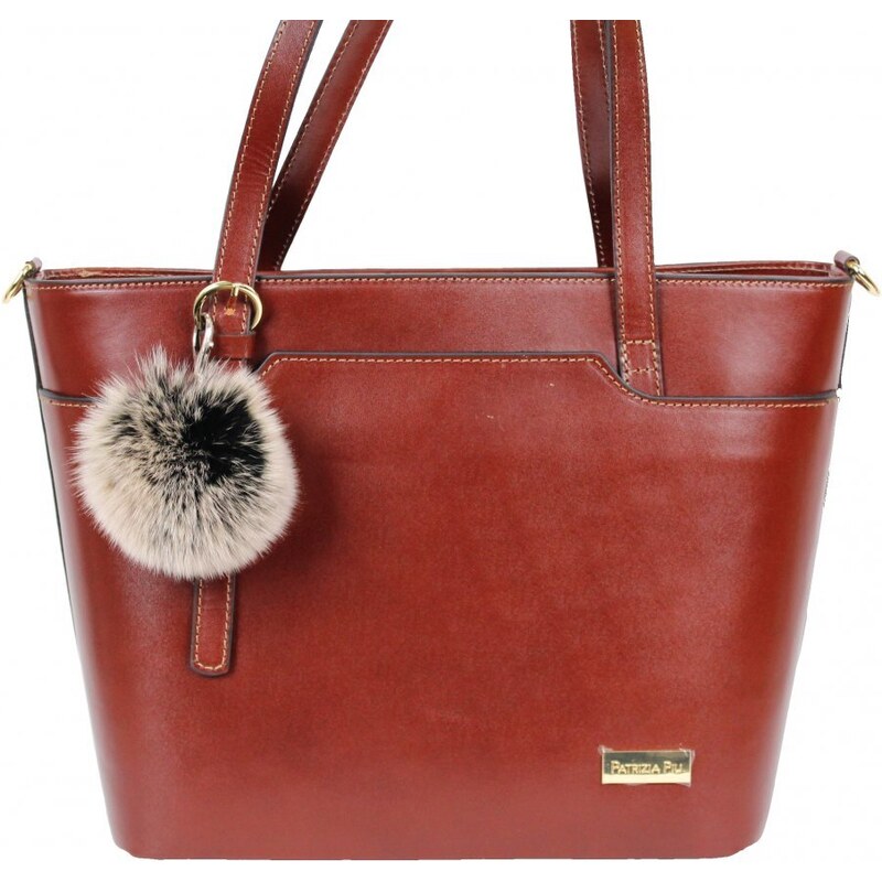 Sikora Kožušinový prívesok ku kabelke líška L18 čierno - béžová malá 67713933