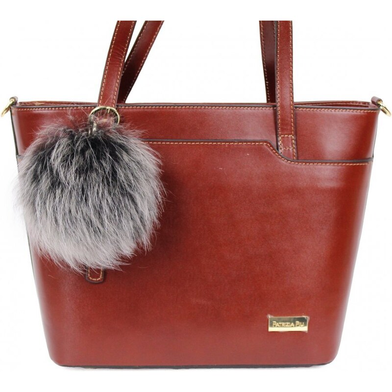 Sikora Kožušinový prívesok ku kabelke medvedíkovec čierno - biely 61153659