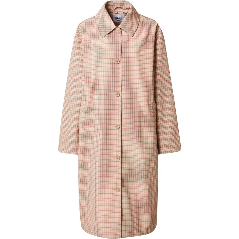 Bella x ABOUT YOU Prechodný kabát Sidney béžová / červená / pastelovo 41329825