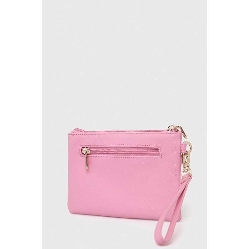 Malá taška Guess ružová farba