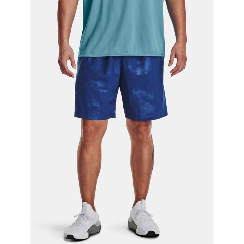 Tmavomodré športové kraťasy Under Armour UA Woven Emboss Short 66275926