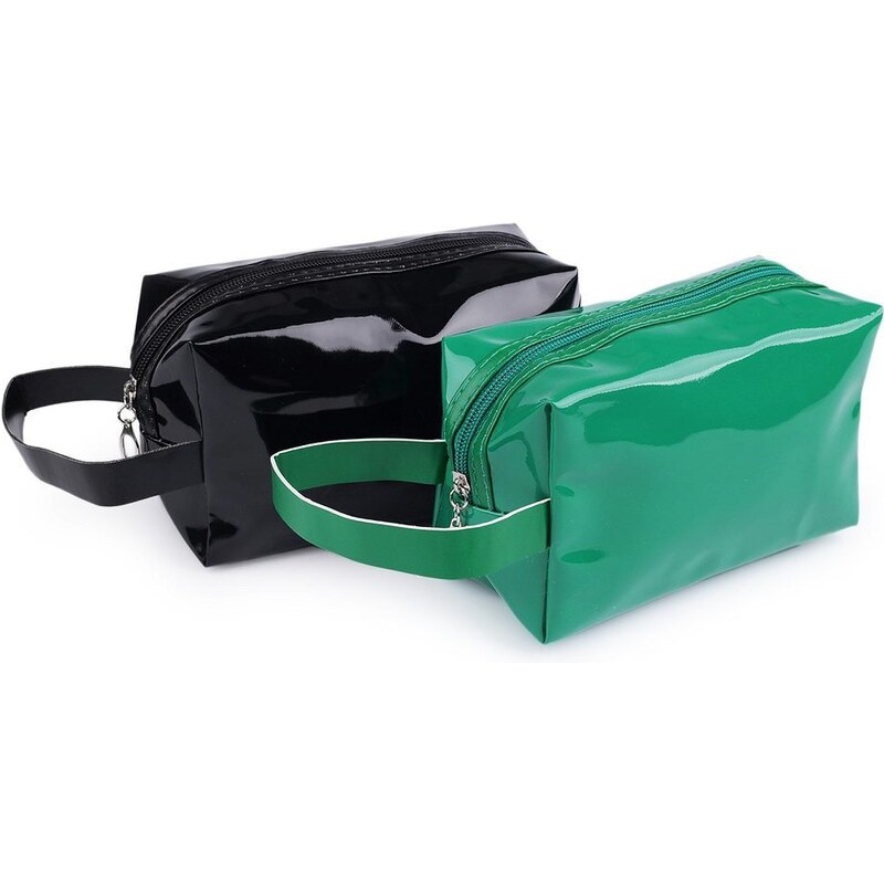 Stoklasa Pouzdro / kosmetická taška s poutkem 11x18 cm - 1 zelená smaragdová