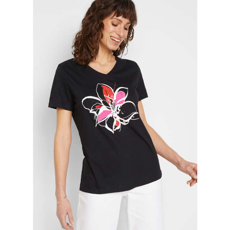 bonprix Tričko, farba čierna 52158040