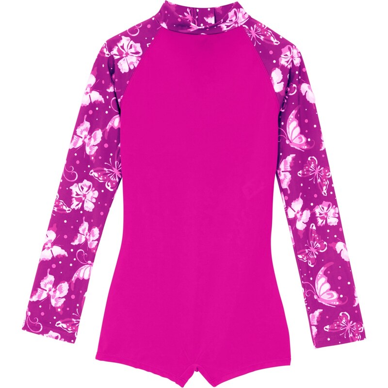 bonprix Dievčenské plavky s UV ochranou, farba ružová
