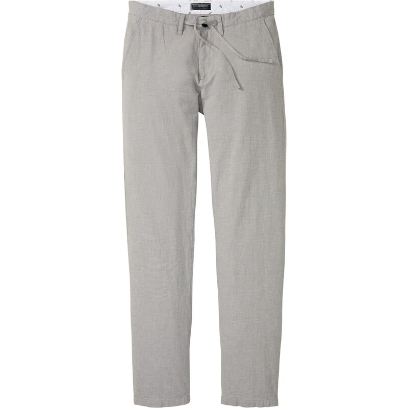bonprix Chino nohavice bez zapínania, Regular Fit rovné, plátené, 49696848