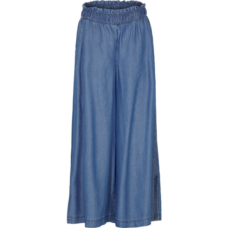 bonprix Palazzo nohavice, padavé, s bočným rozparkom, 7/8 dĺžka, farba 67392407