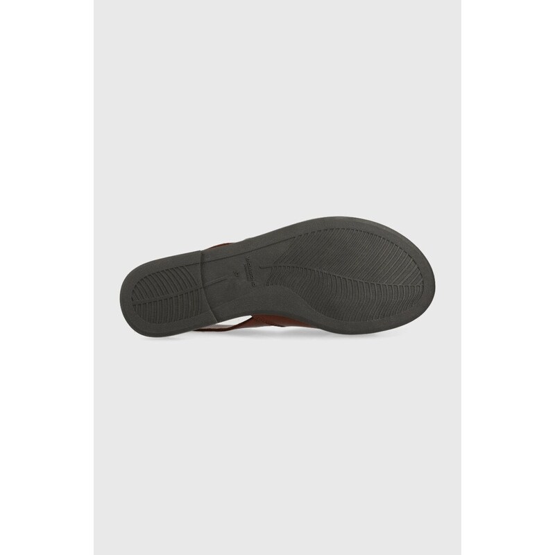Kožené sandále Vagabond Shoemakers TIA 2.0 dámske, hnedá farba, 5531.001.27,