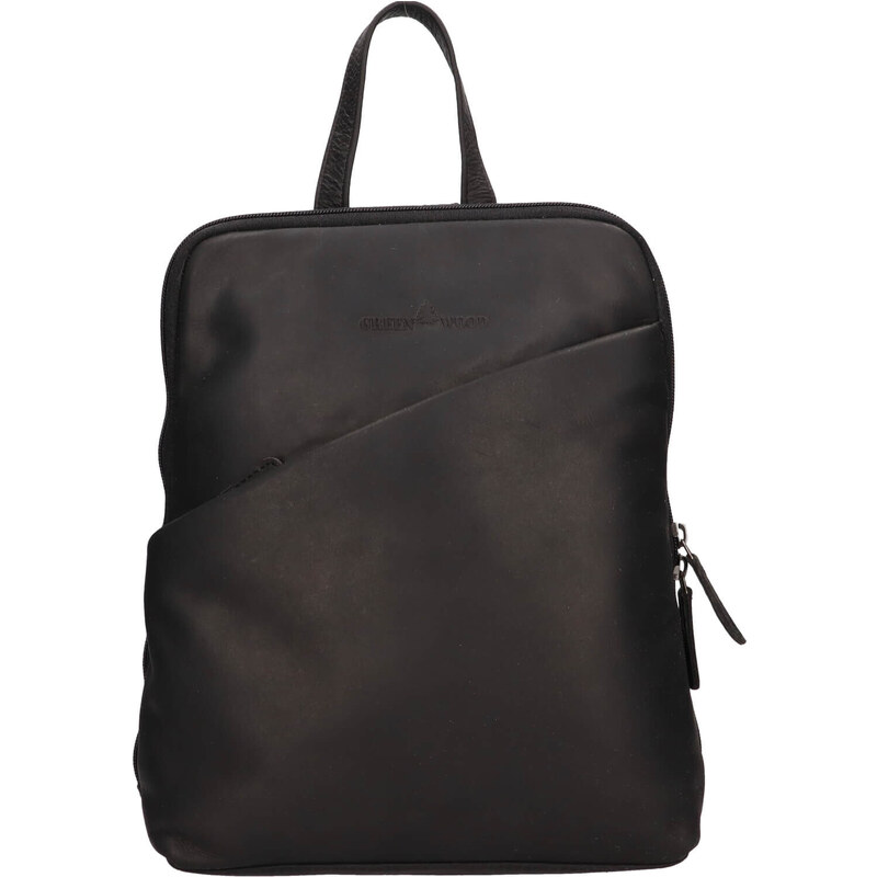 Dámsky kožený batoh Greenwood Jade - čierna 41366196