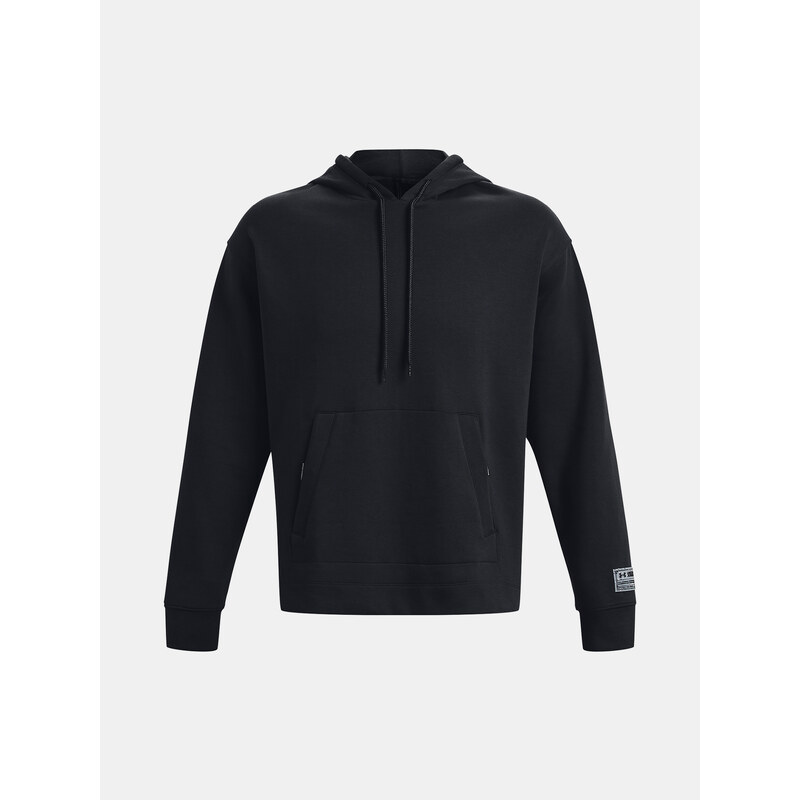 Čierna pánska mikina s kapucňou Under Armour UA Summit Knit Hoodie-BLK 64774027