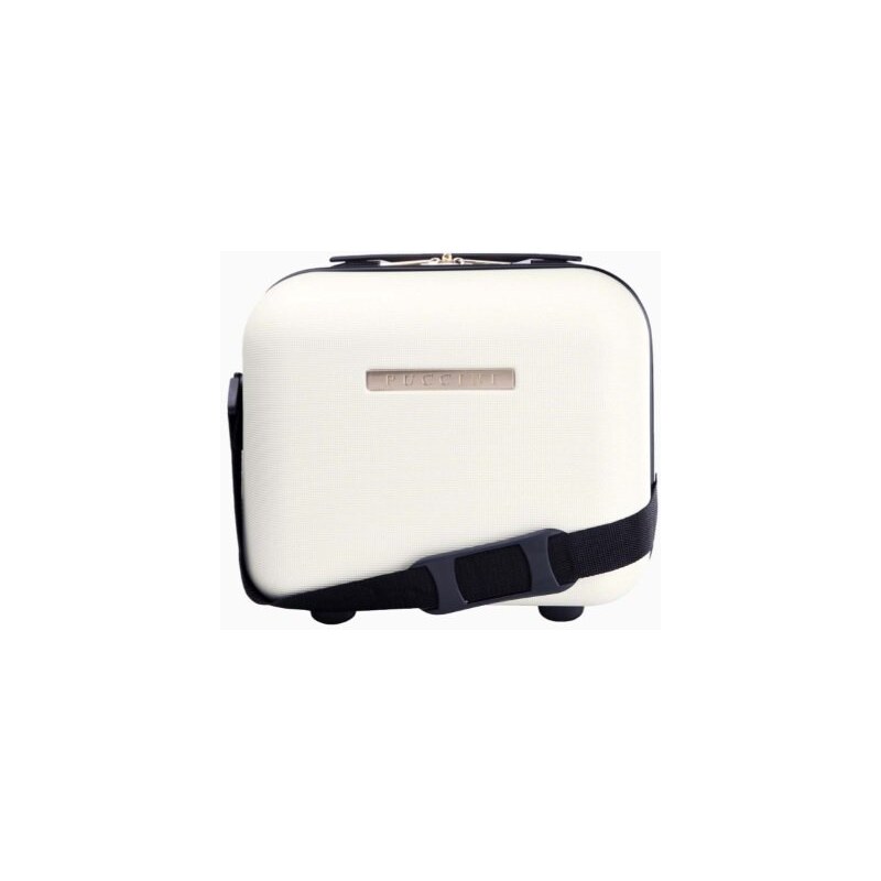 Objem 15 litrov - Puccini - Cestovný kozmetický kufrík 15 litrov malý do lietadla biely Puccini Los Angeles