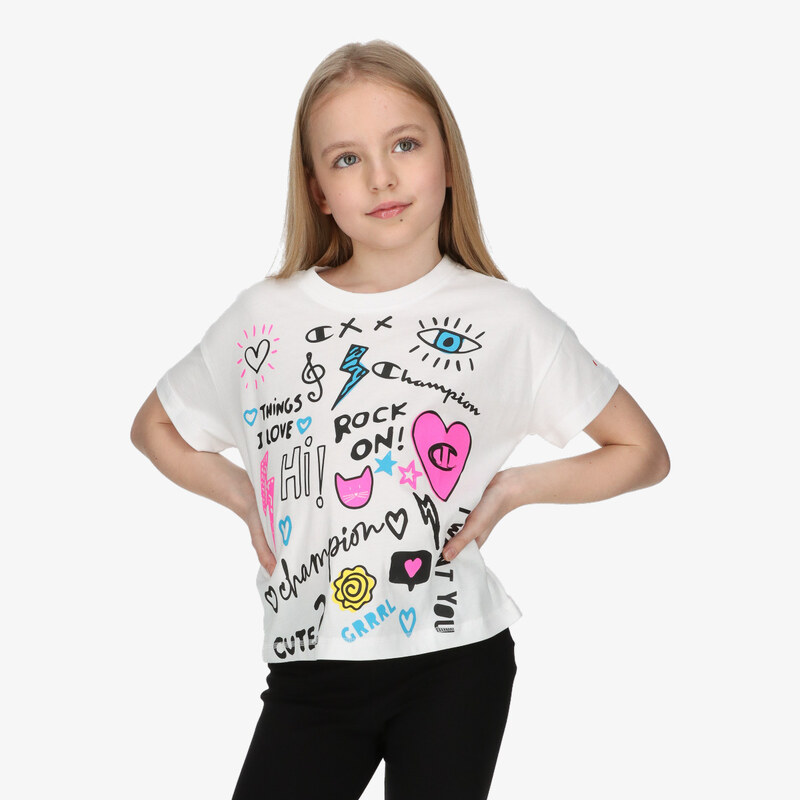 Champion GIRLS GRAFFITI T-SHIRT 2XL 67732005