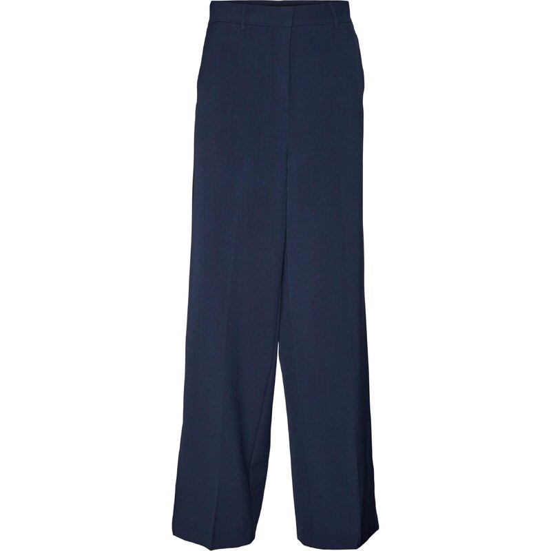 VERO MODA Nohavice s pukmi TROIANTAIA námornícka modrá 54244656