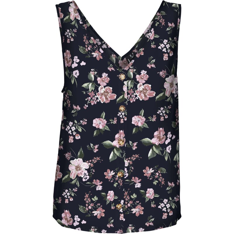 VERO MODA Top VMBUMPY námornícka modrá / zelená / ružová / biela 41408217
