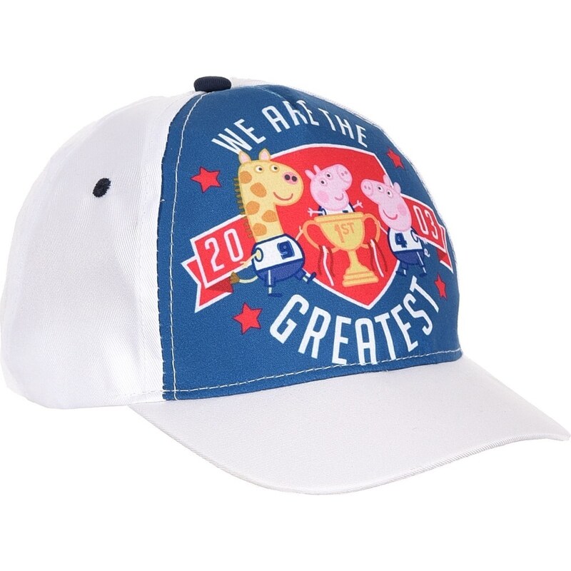 PEPPA PIG Prasiatko Peppa biela dievčenská šiltovka 17810601