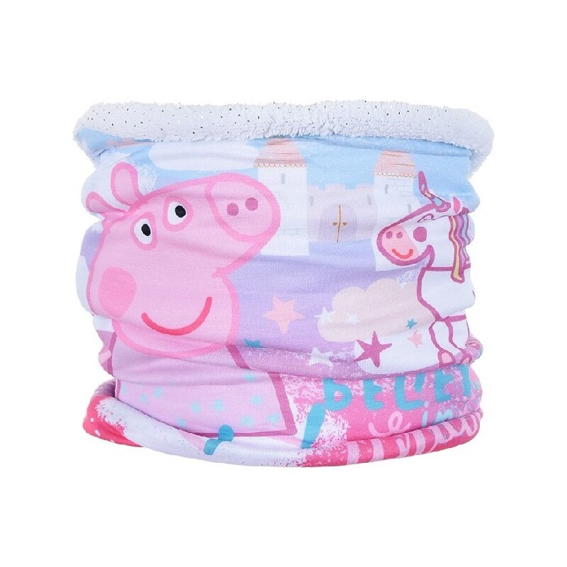 BASIC Prasiatko Pepa - svetlomodrý dievčenský nákrčník 21259323