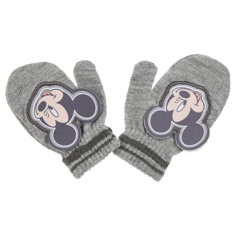 Mickey Mouse sivé chlapčenské palčiaky 22045285
