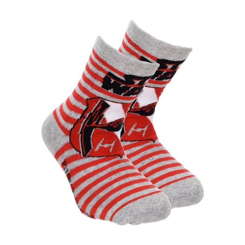 Sivo-červené protišmykové ponožky Star Wars 31673047