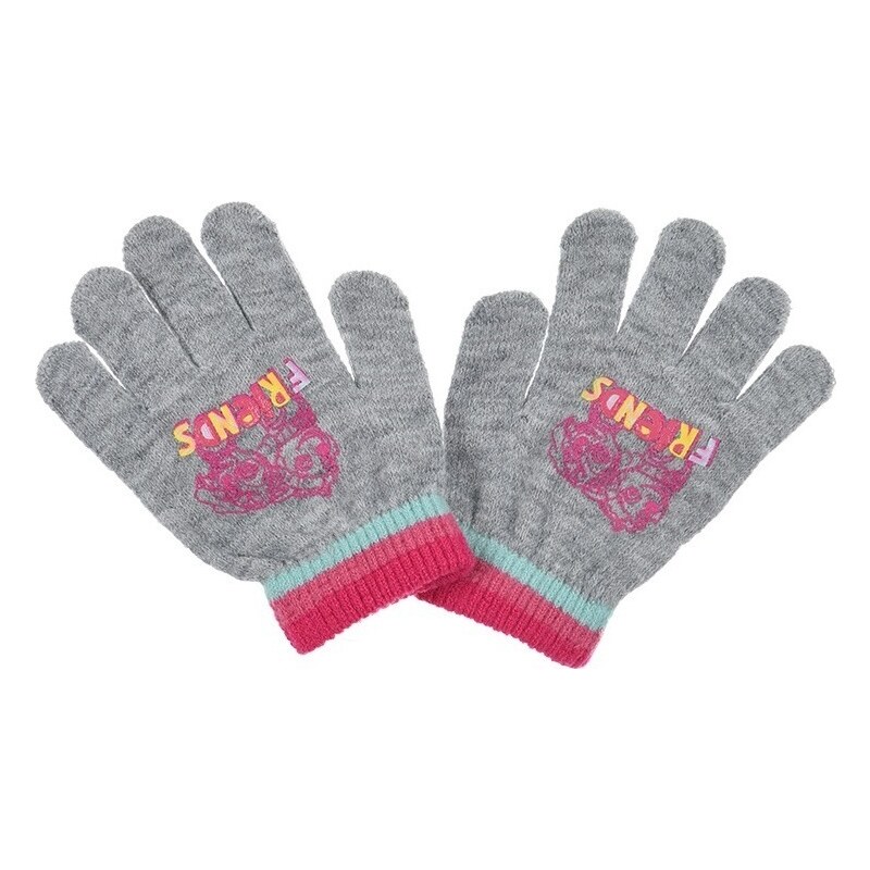 Paw Patrol sivé dievčenské rukavice 37335710