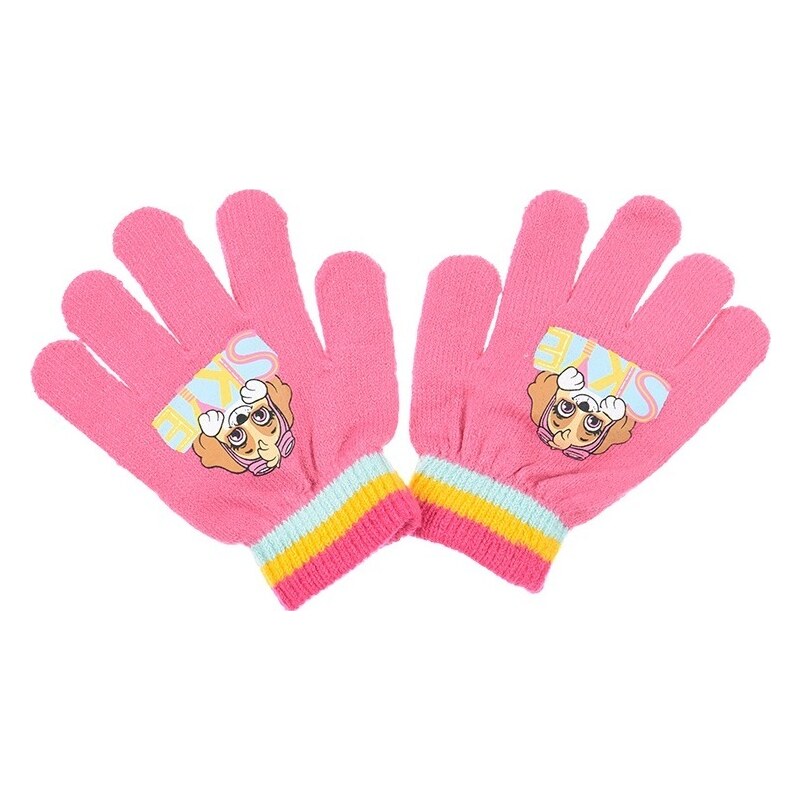 Paw Patrol Ružové dievčenské rukavice 37335717