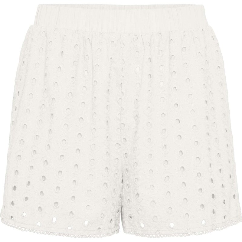 PIECES Nohavice Højtaljede prírodná biela 56522562