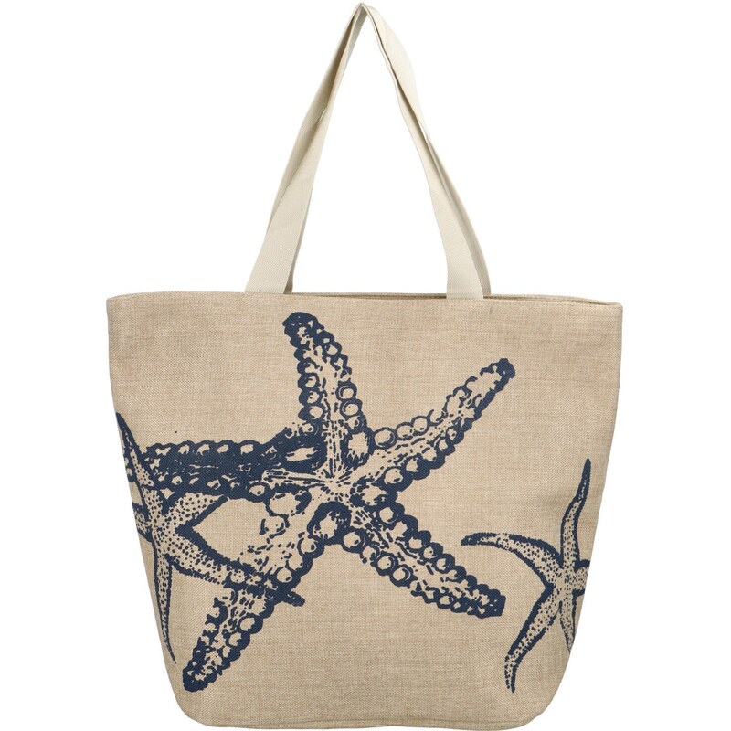 Látková plážová taška béžová - Delami Biulgi béžová 43934041