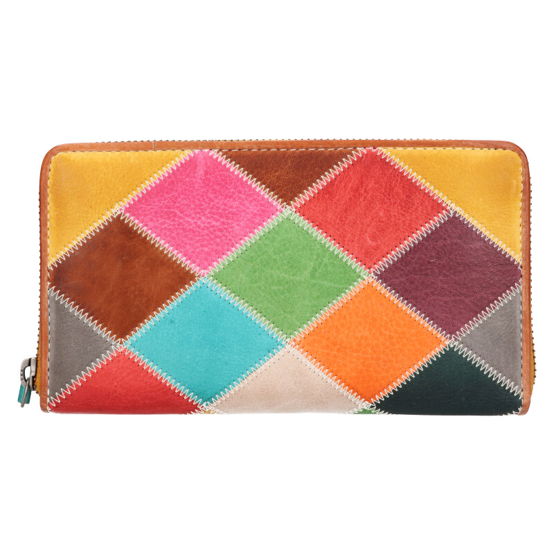 Lagen Dámska kožená peňaženka 29000/DK koňak MULTI 42716571