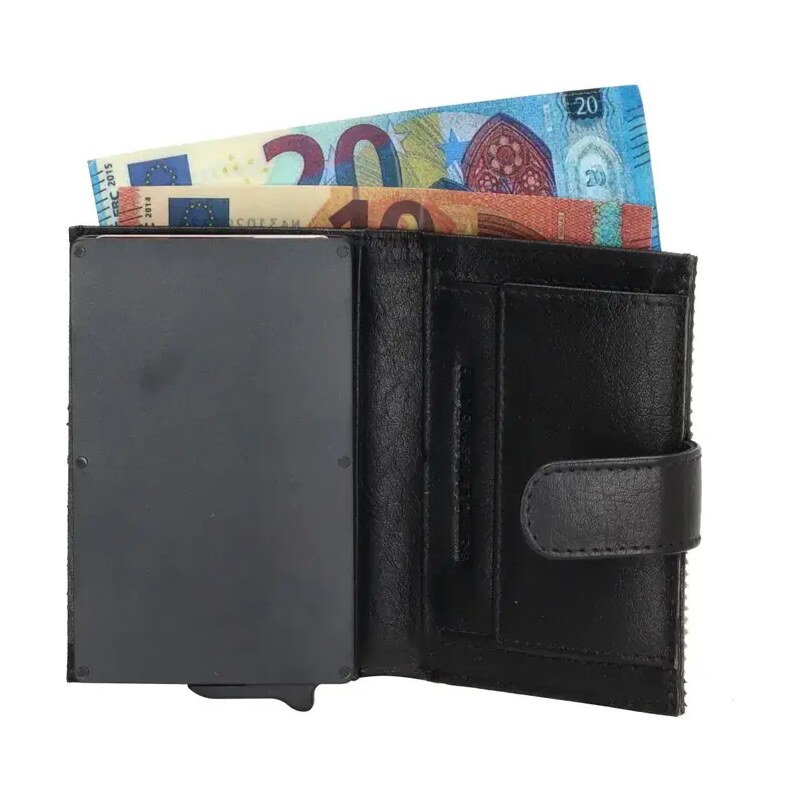 Hide & Stitches Béžová malá kožená peňaženka "Sahara"