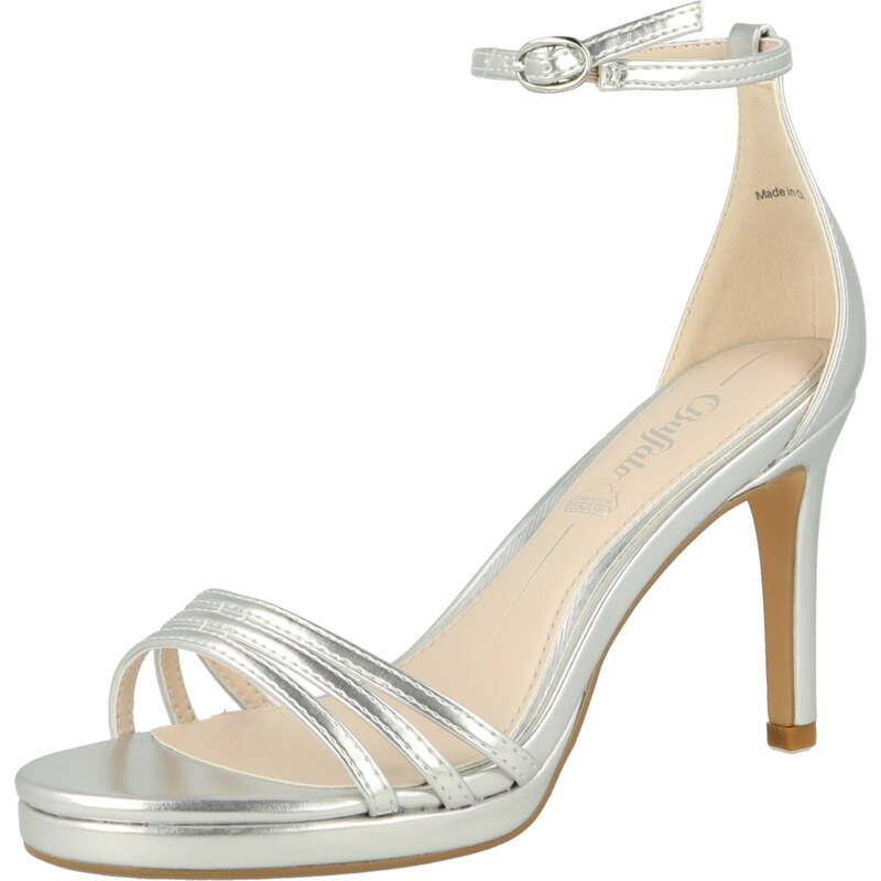 BUFFALO Remienkové sandále Melissa 2 strieborná 65642143